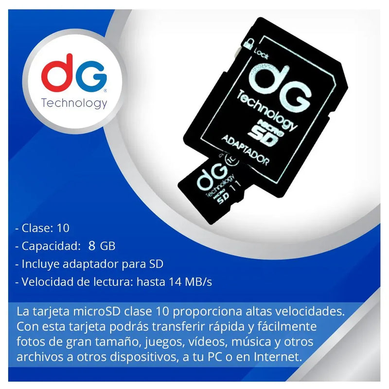 memoria micro sd de 8g